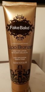 Fake-and-bake self tanning lotion